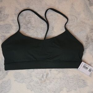Lululemon Flow Y Bra In Rainforest Green